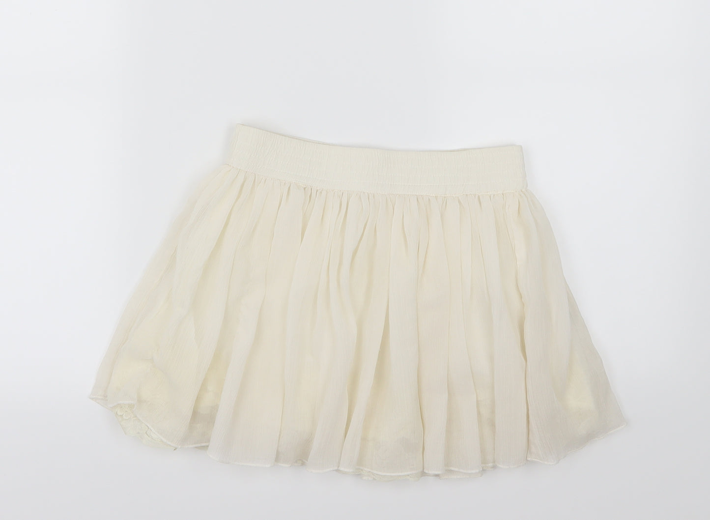 HOOCH Girls Ivory   A-Line Skirt Size 8-9 Years