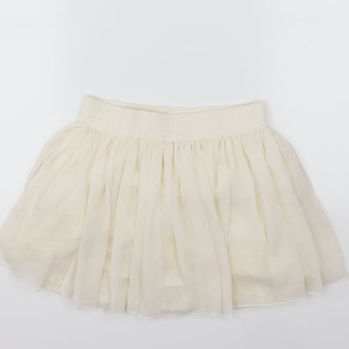 HOOCH Girls Ivory   A-Line Skirt Size 8-9 Years