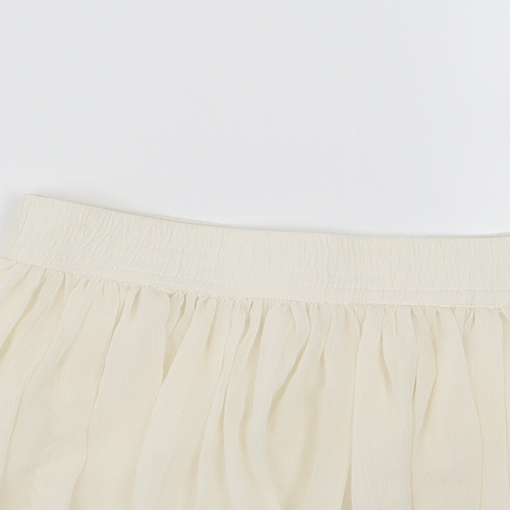 HOOCH Girls Ivory   A-Line Skirt Size 8-9 Years