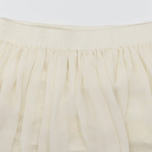 HOOCH Girls Ivory   A-Line Skirt Size 8-9 Years