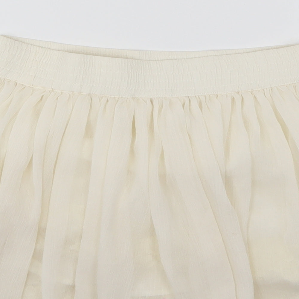 HOOCH Girls Ivory   A-Line Skirt Size 8-9 Years
