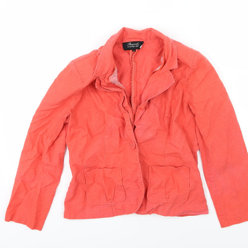 Peacocks Womens Red   Jacket  Size 14
