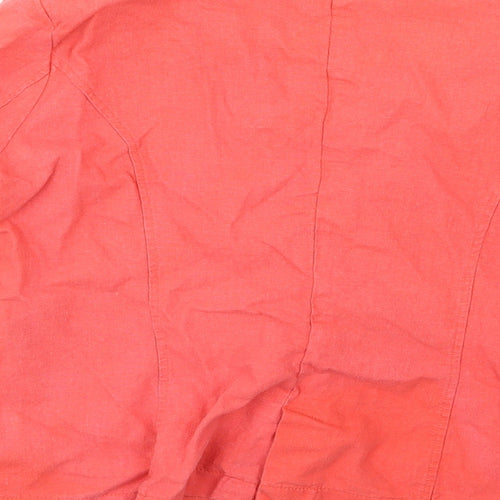 Peacocks Womens Red   Jacket  Size 14