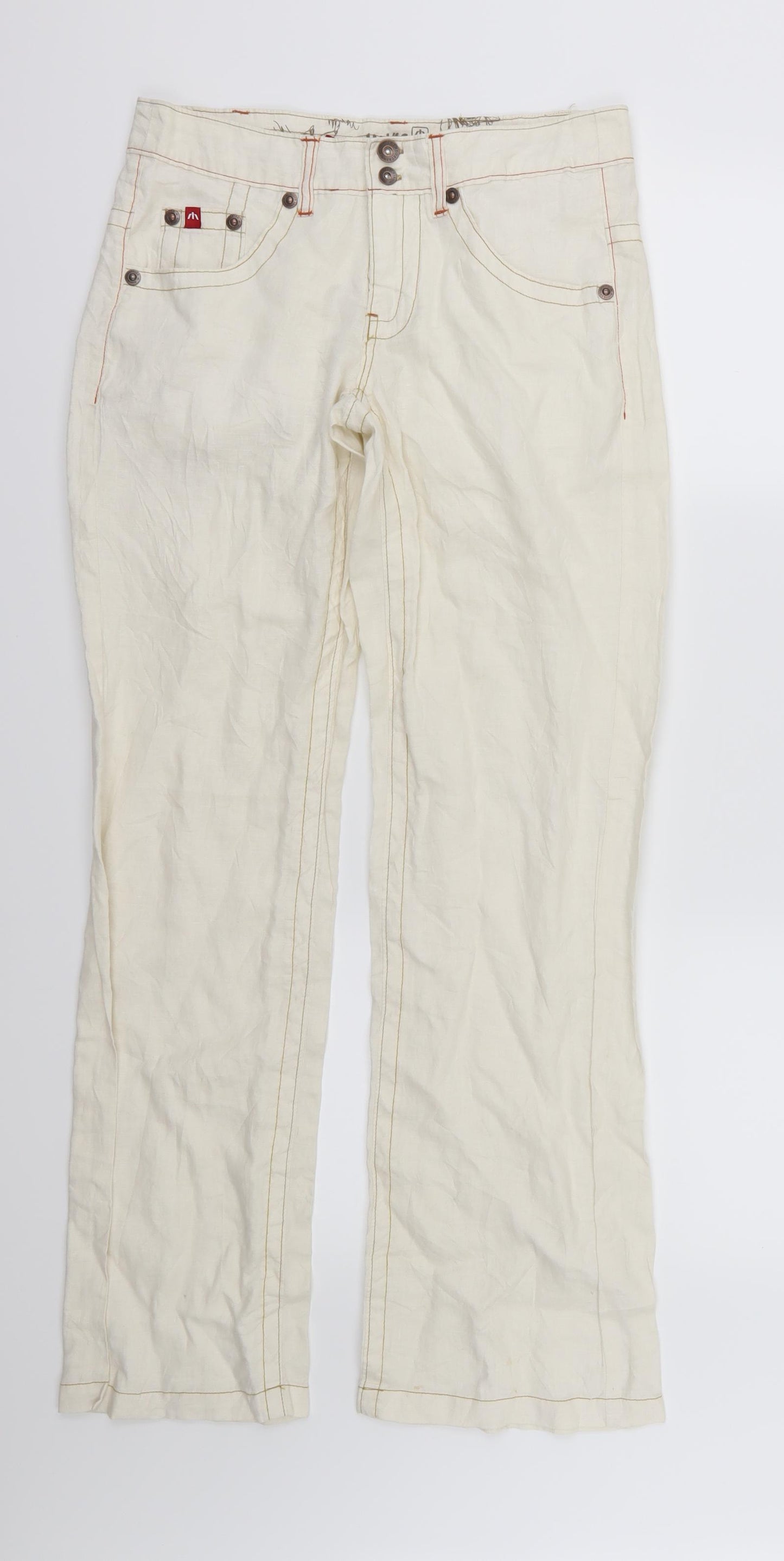 House Womens Ivory   Cargo Trousers Size S L31 in