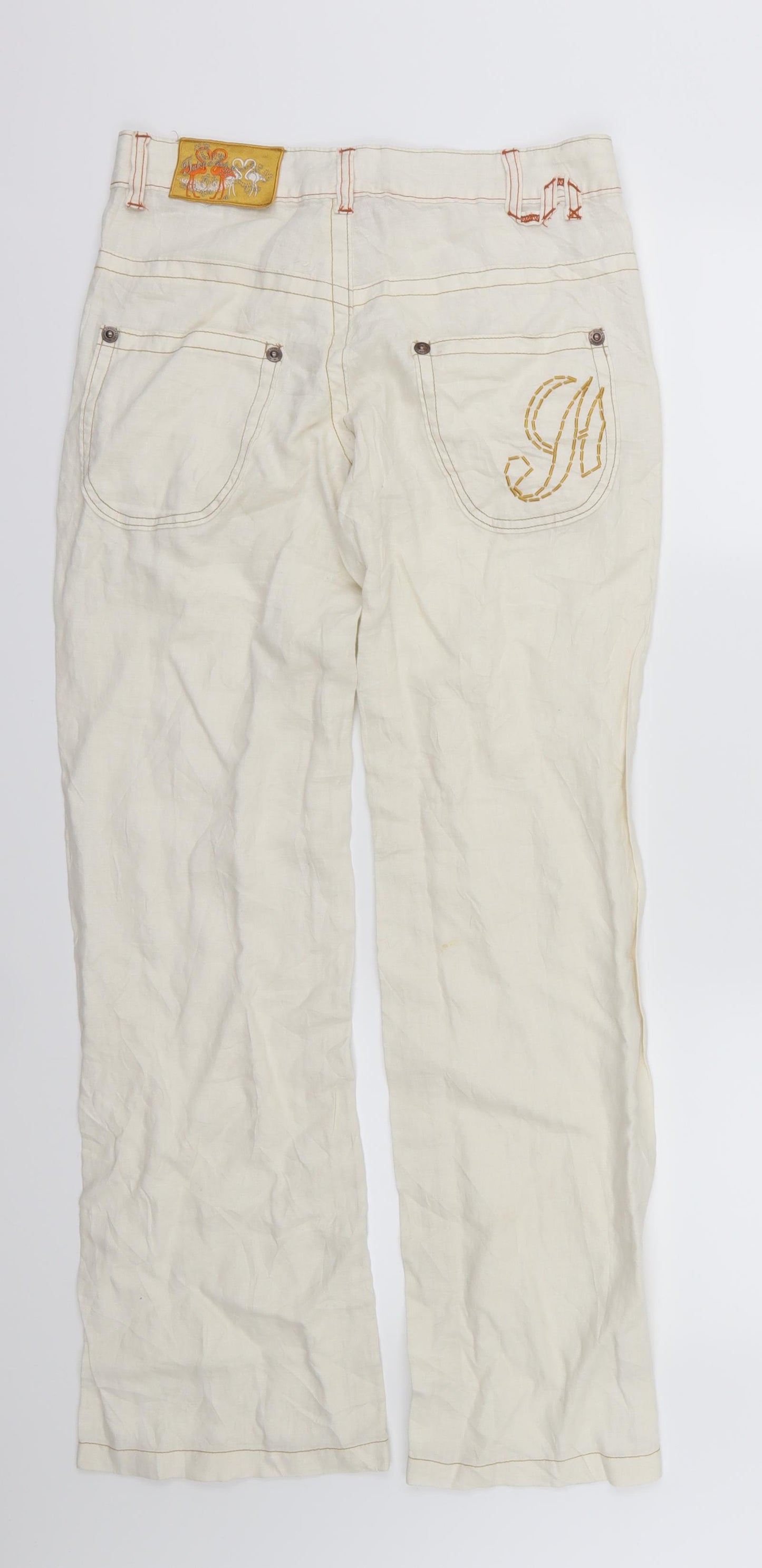 House Womens Ivory   Cargo Trousers Size S L31 in