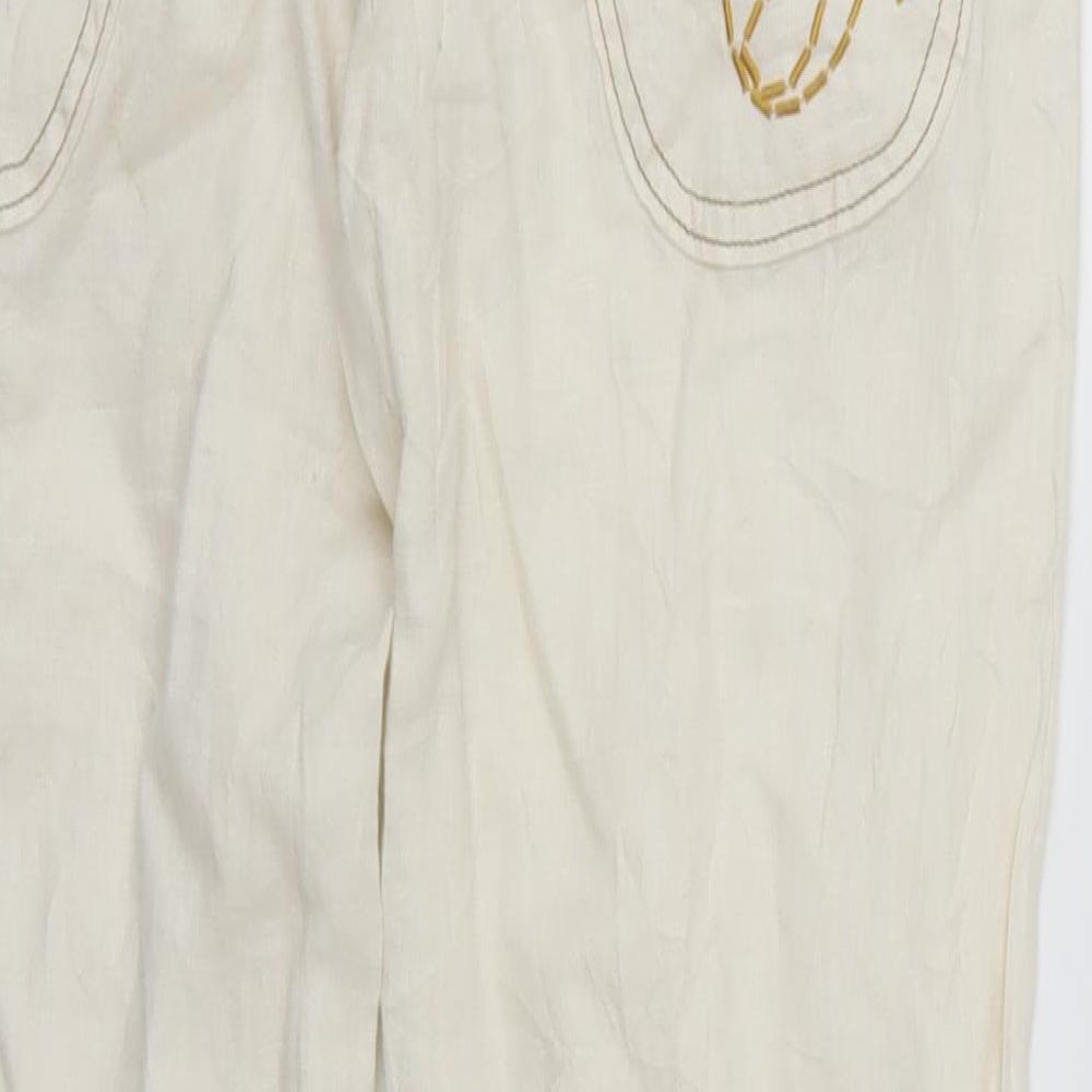 House Womens Ivory   Cargo Trousers Size S L31 in