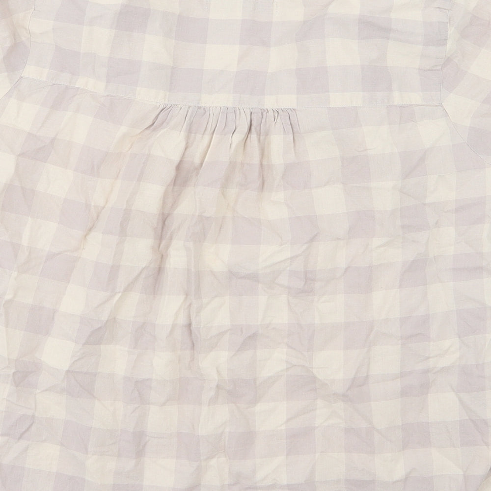 La Redoute Womens Brown Check  Basic T-Shirt Size 10
