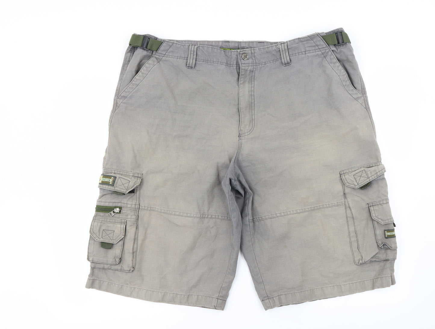 Preworn Mens Grey   Cargo Shorts Size 44 in