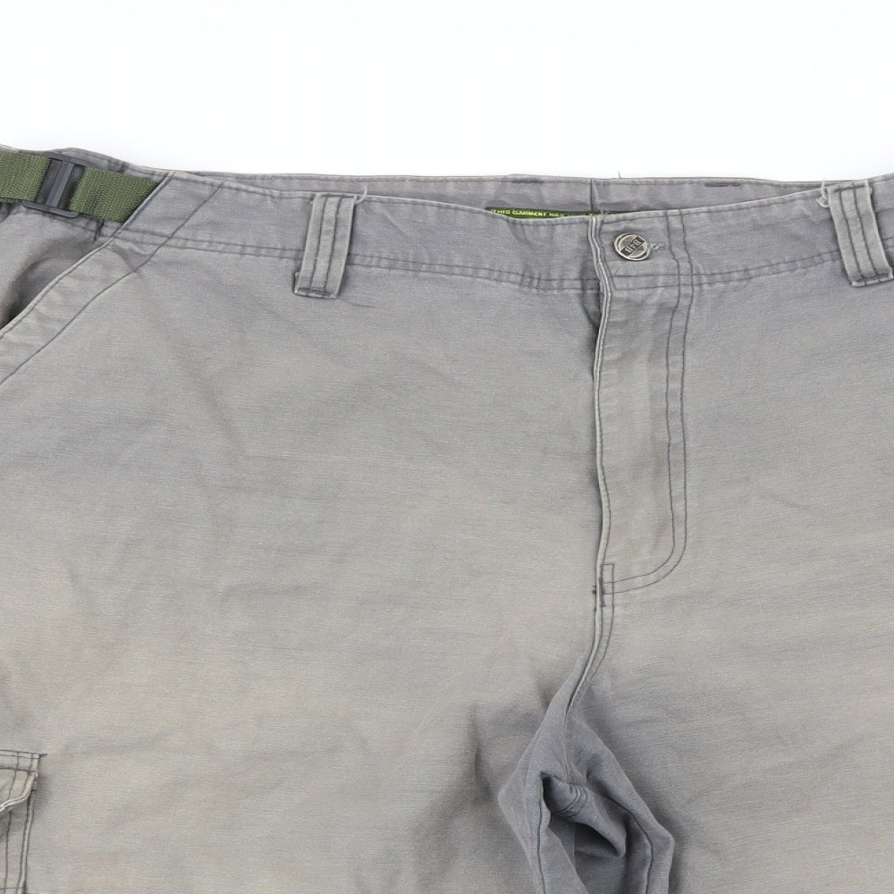 Preworn Mens Grey   Cargo Shorts Size 44 in
