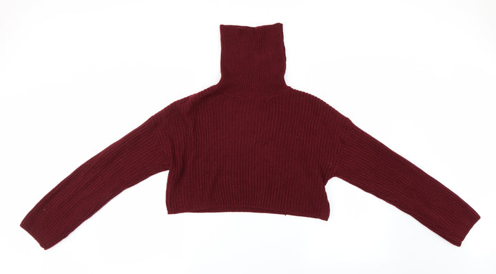 Missguided Womens Purple Pullover Jumper Size S