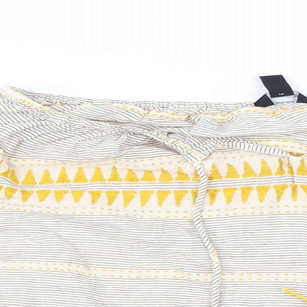 New Look Womens Beige   Basic Blouse Size 16