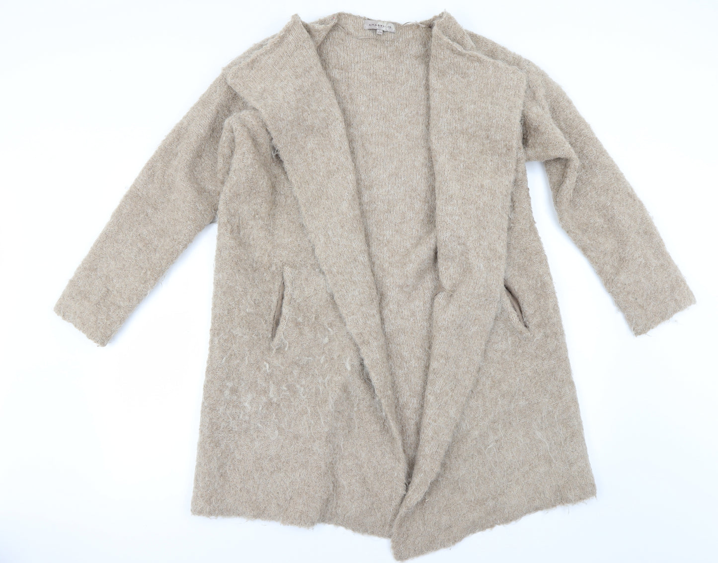 Amaryllis Womens Beige   Cardigan Jumper Size 14