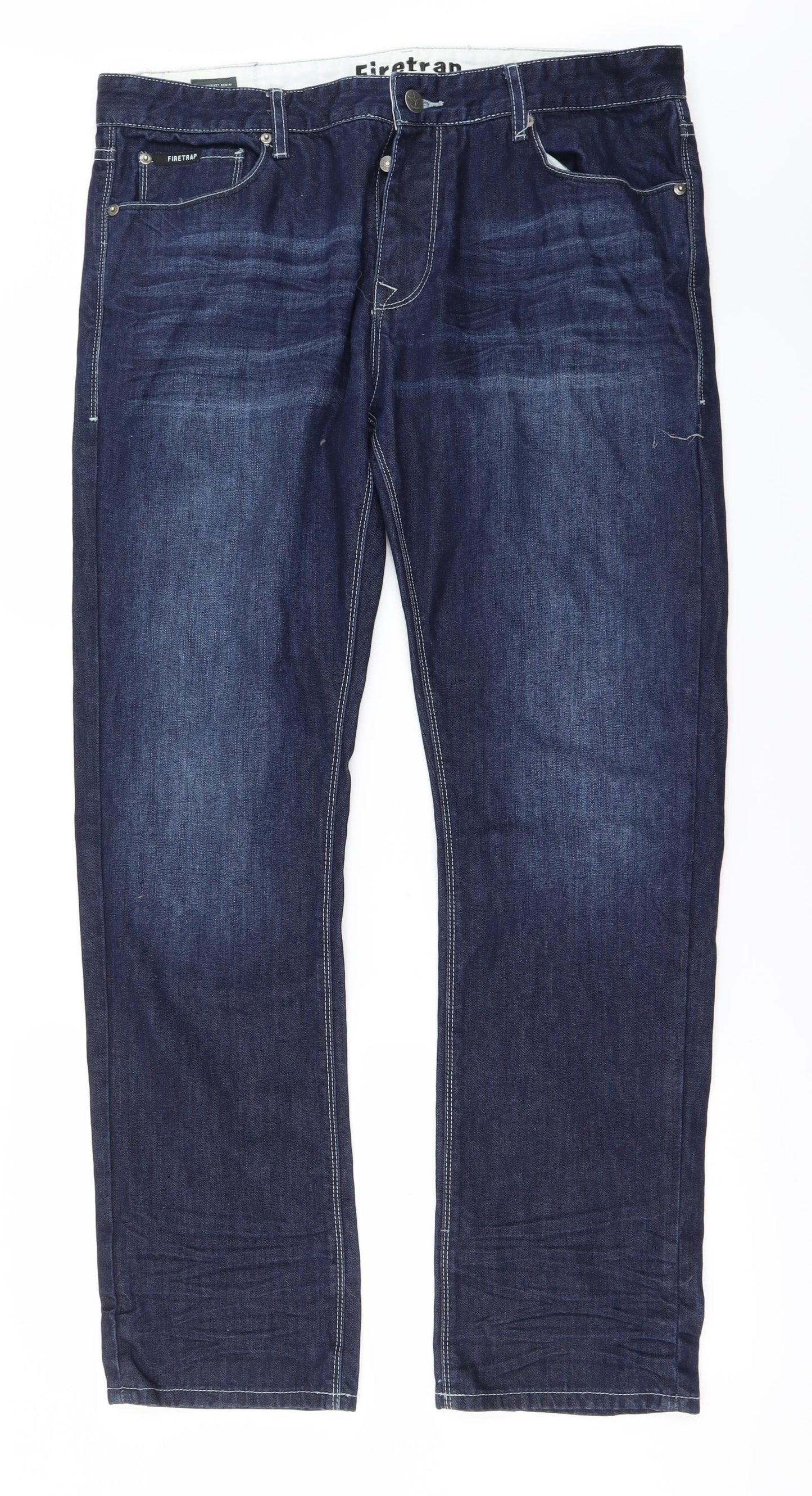 Firetrap Mens Blue   Straight Jeans Size 36 in L31 in