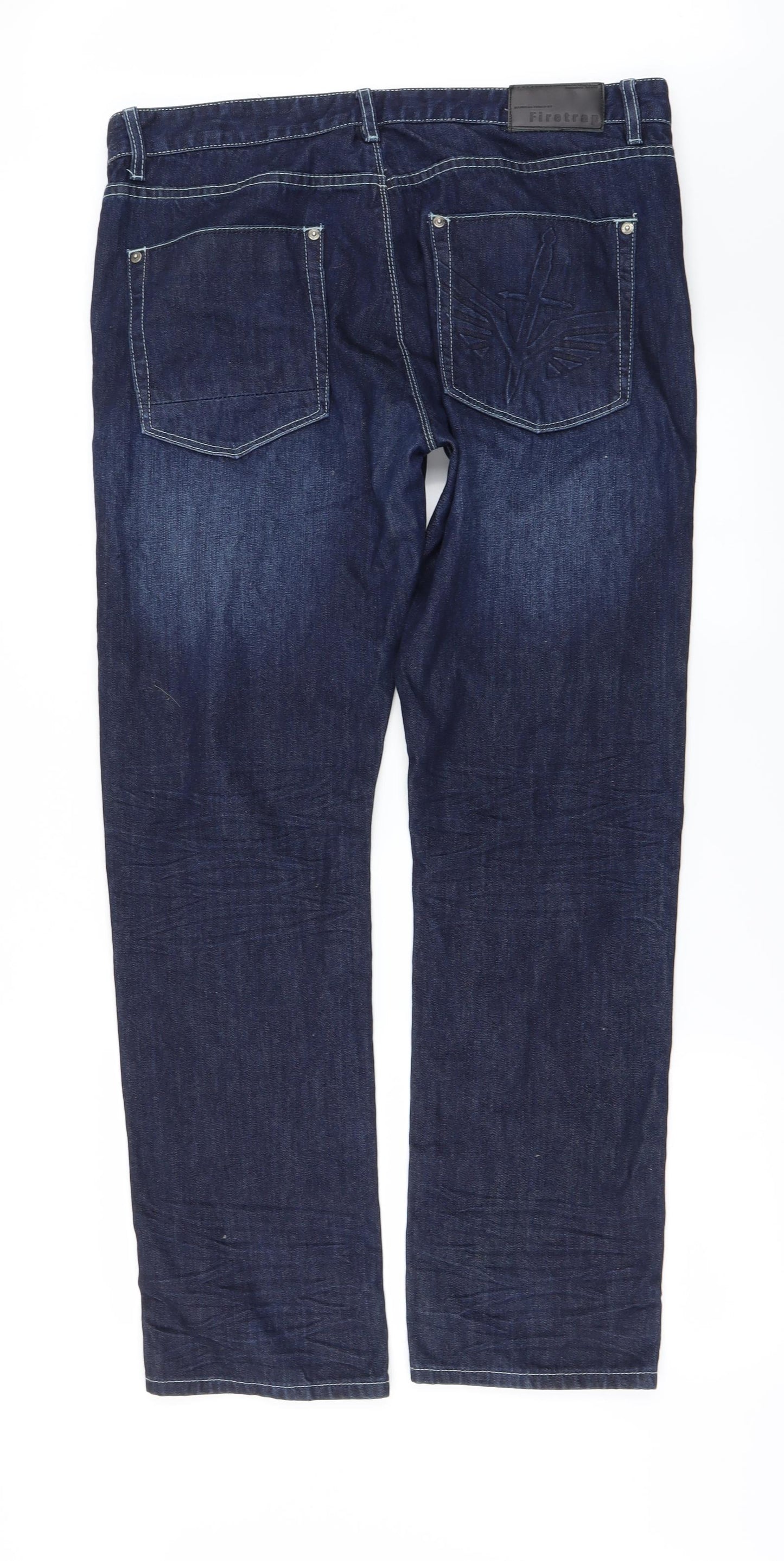 Firetrap Mens Blue   Straight Jeans Size 36 in L31 in