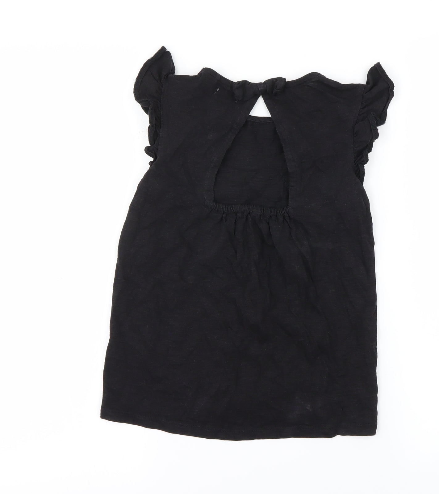 NEXT Girls Black   Basic T-Shirt Size 8 Years