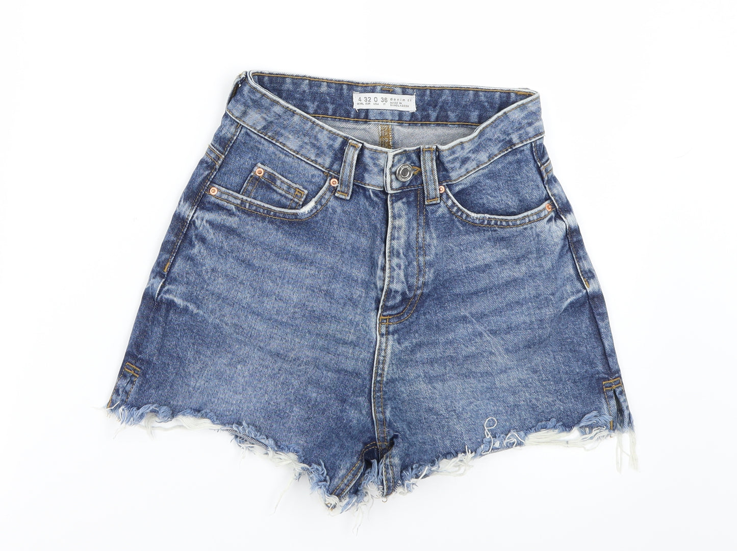 denim co Womens Blue   Cut-Off Shorts Size 4