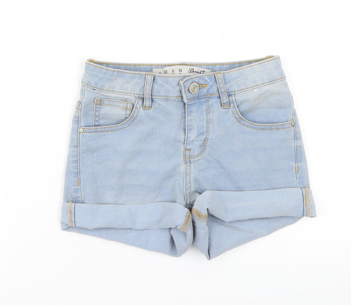 denim co Womens Blue Cut-Off Shorts Size 4
