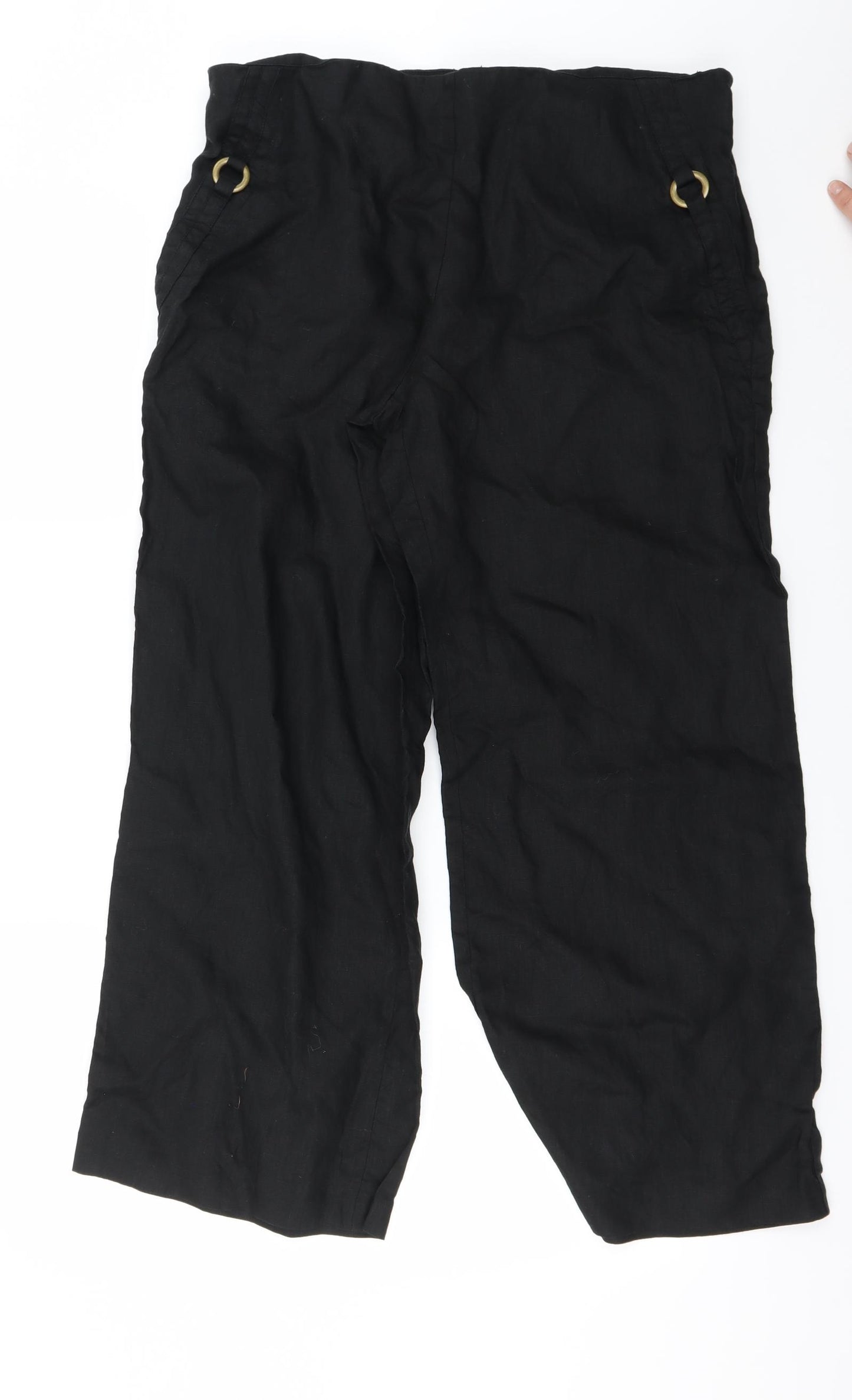Marks and Spencer Womens Black   Trousers  Size 34 in L26 in