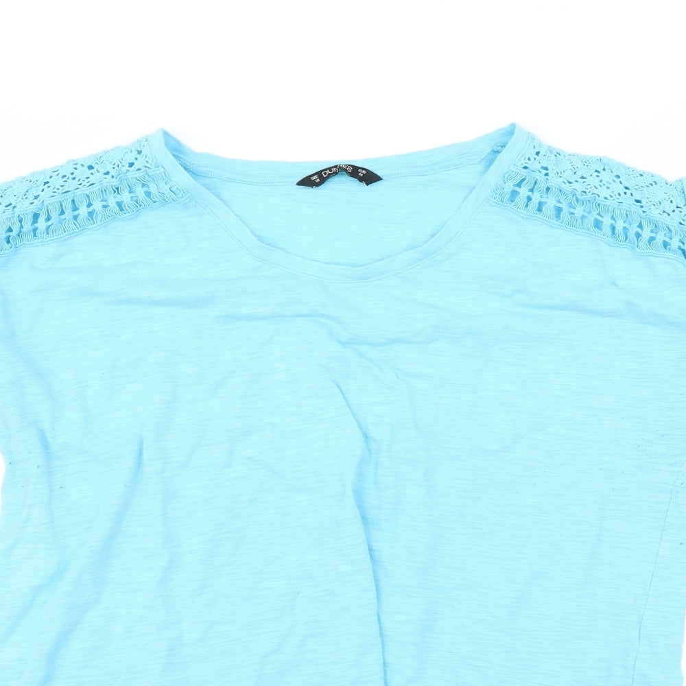 Dunnes Stores Womens Blue   Basic T-Shirt Size 16