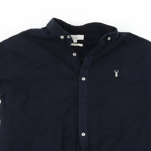NEXT Mens Blue    Button-Up Size M