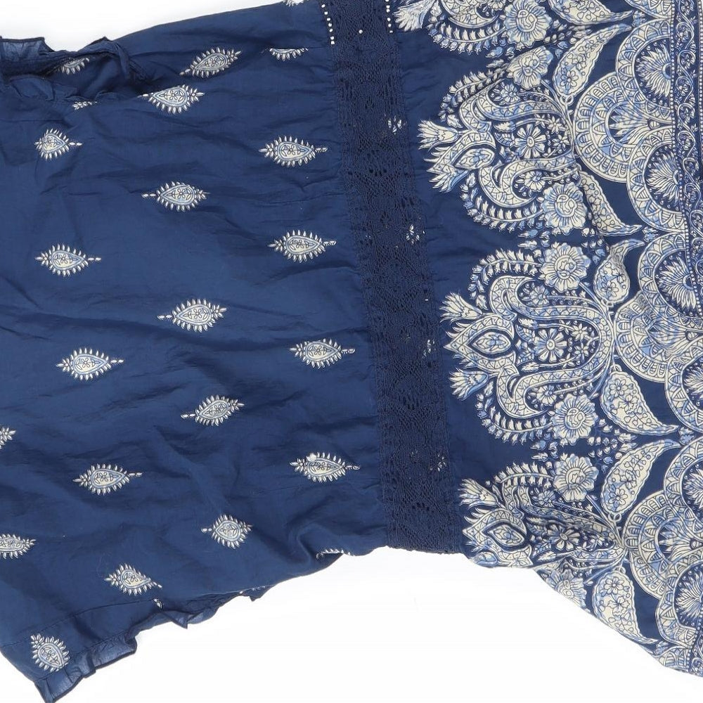 NEXT Womens Blue   Basic Blouse Size 14