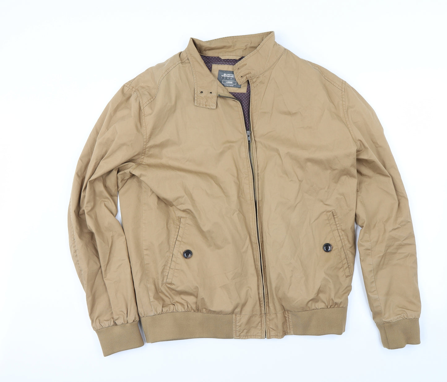 burton  Mens Beige   Jacket  Size L