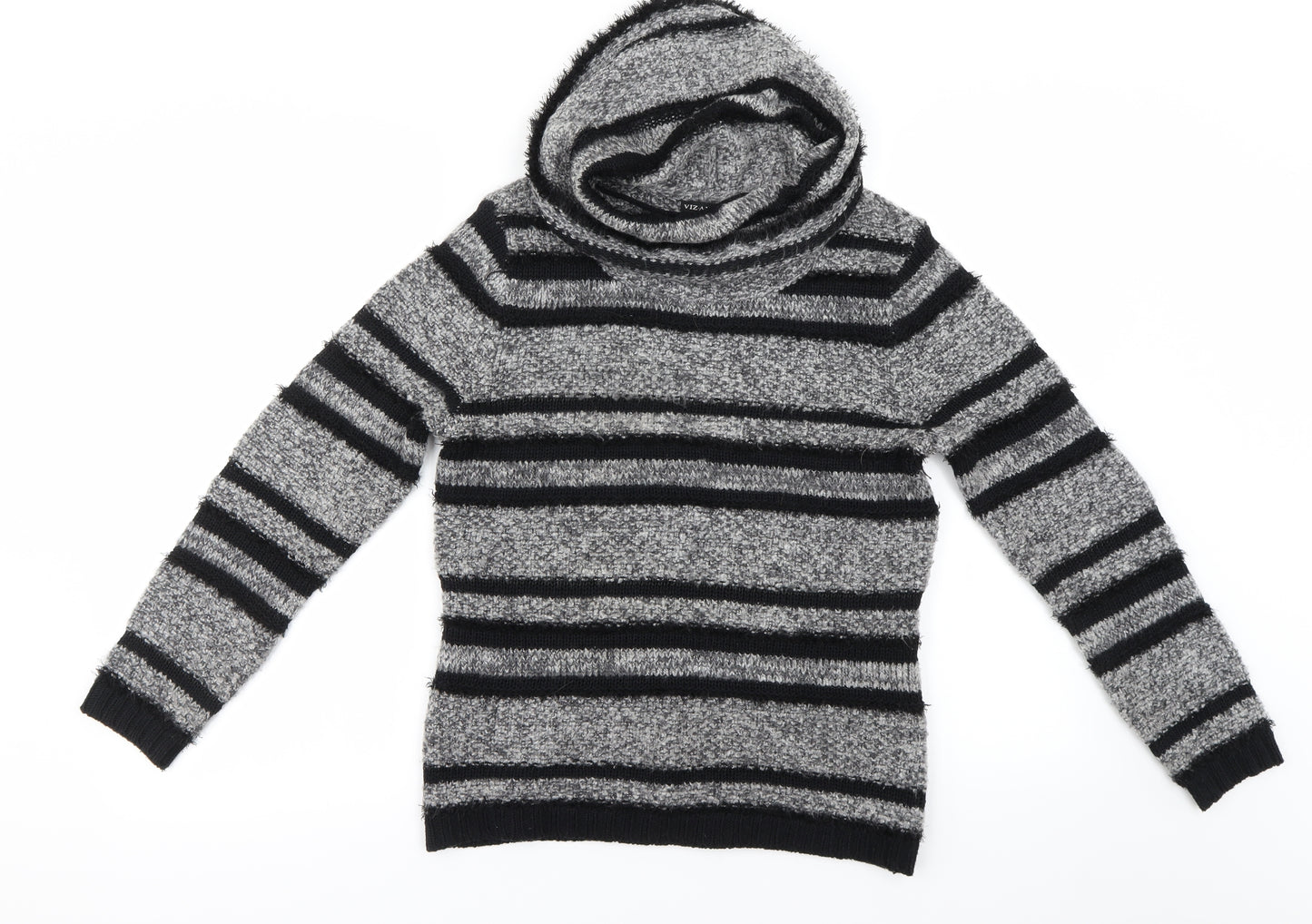 Viza Viz  Womens Grey   Pullover Jumper Size 10