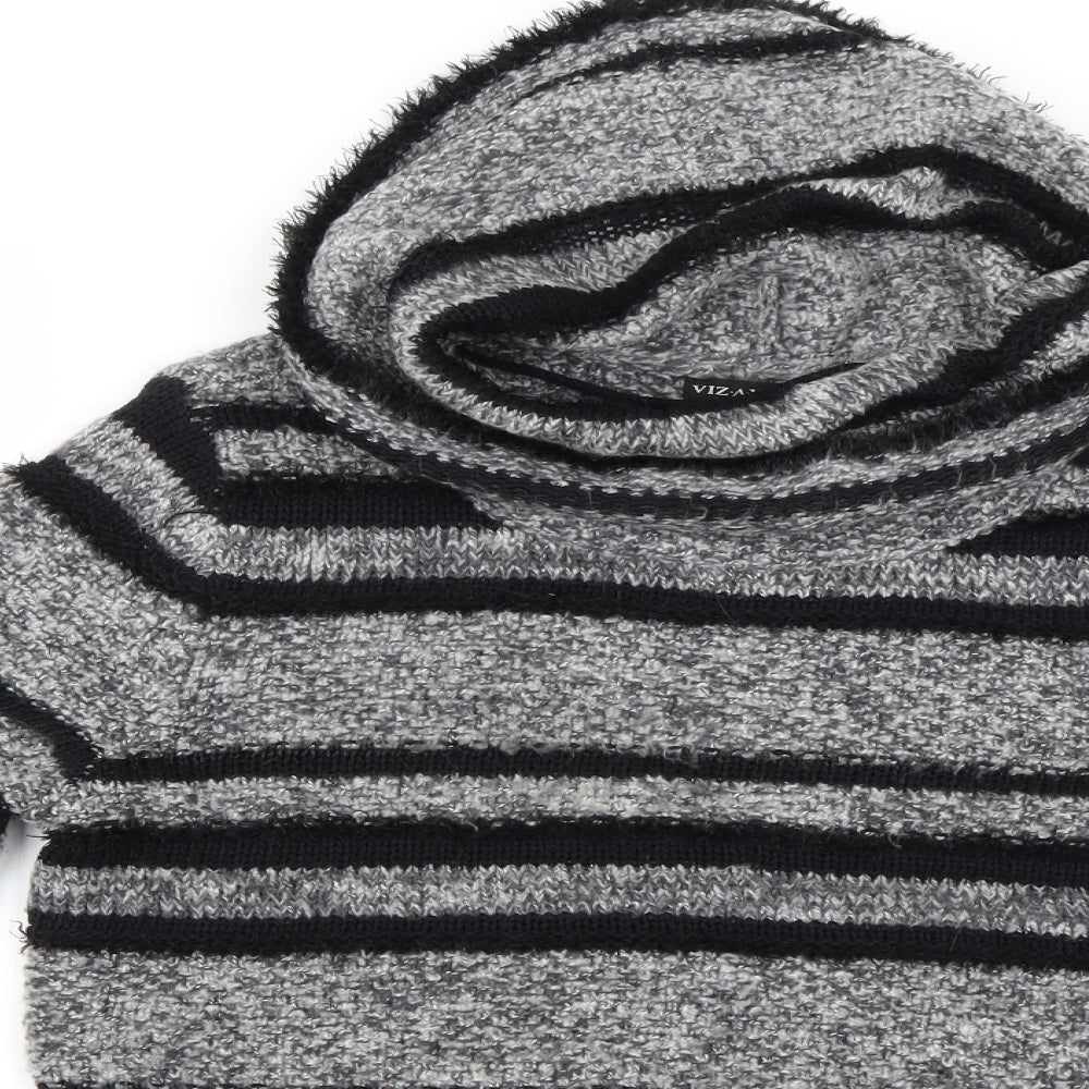 Viza Viz  Womens Grey   Pullover Jumper Size 10
