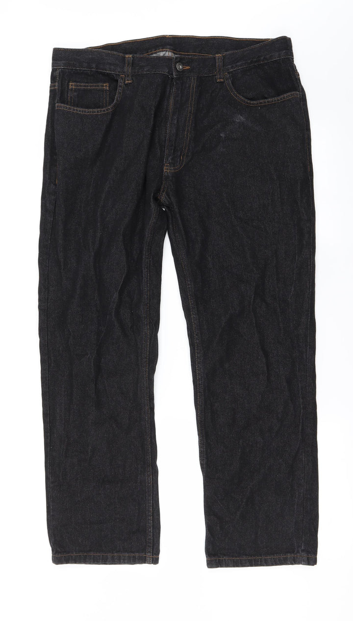 Preworn Womens Black   Straight Jeans Size 36 in L27 in