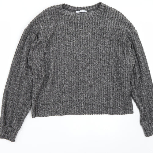Zara Womens Grey   Pullover Jumper Size M