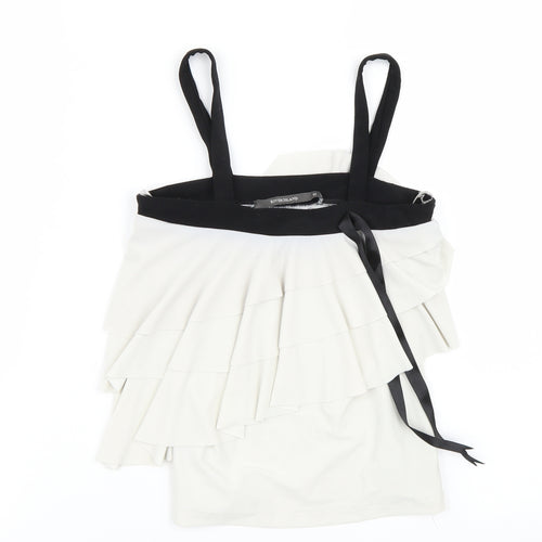 Riverisland Womens White   Basic T-Shirt Size 10