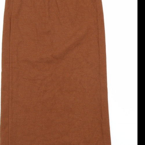 Puane Womens Brown   A-Line Skirt Size 36