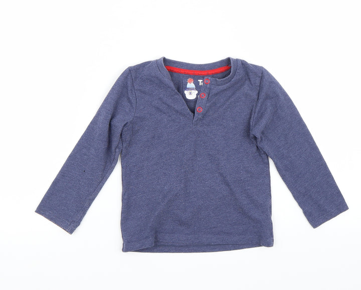 TU Boys Blue Basic T-Shirt Size 2 Years