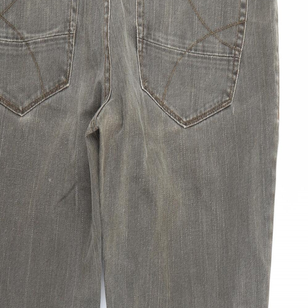 RJR.John Rocha Mens Brown   Straight Jeans Size 34 L30 in
