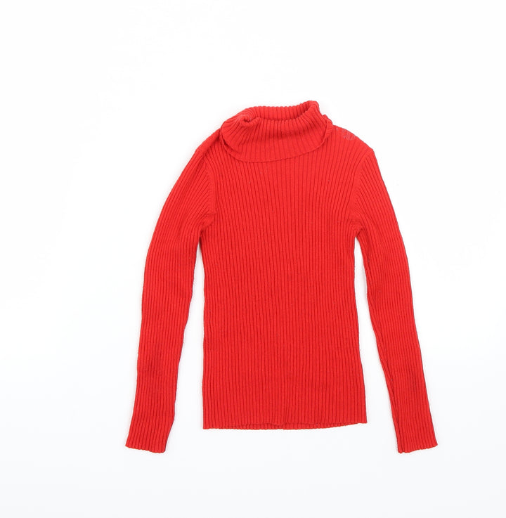 NEXT Girls Red   Pullover Jumper Size 6 Years