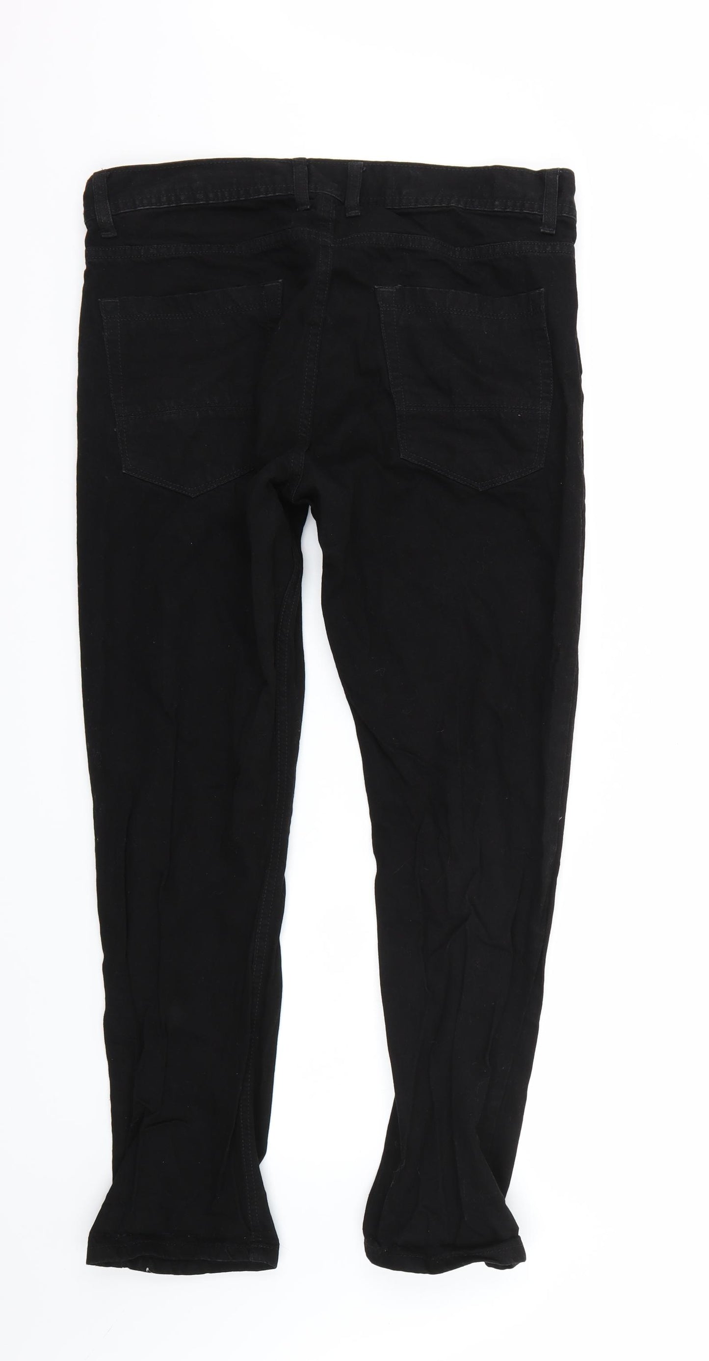 Burton Mens Black   Straight Jeans Size 34 L30 in