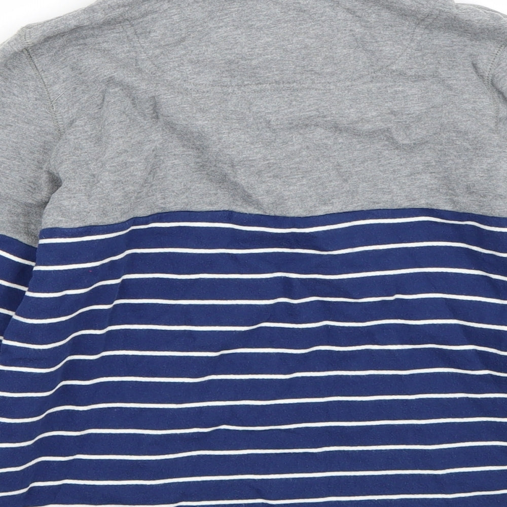 Joules Boys Blue Striped  Pullover Jumper Size 11-12 Years