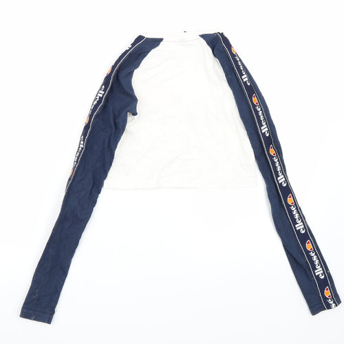 ellesse Womens White   Basic T-Shirt Size 4
