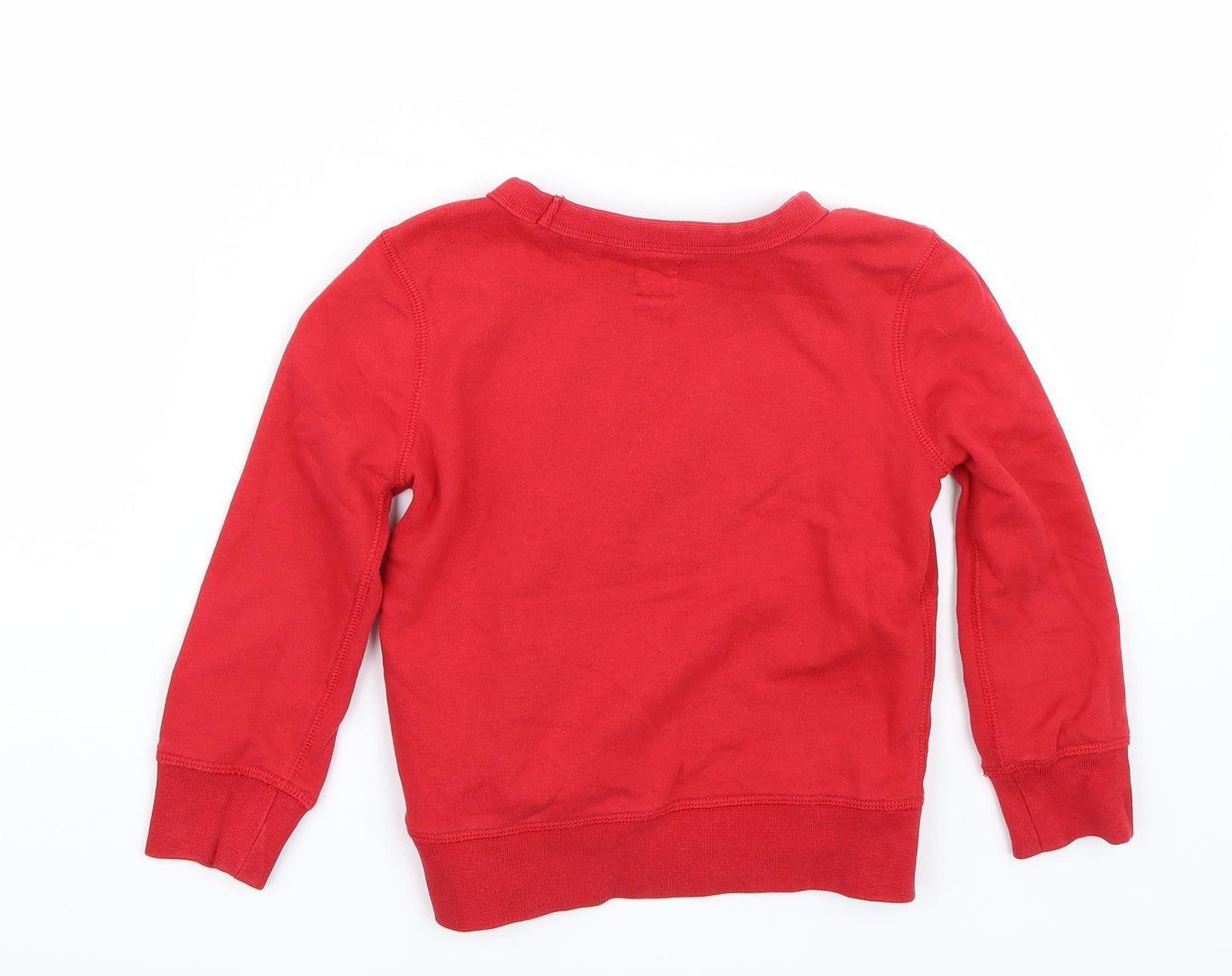 Gap Boys Red   Pullover Jumper Size 4-5 Years