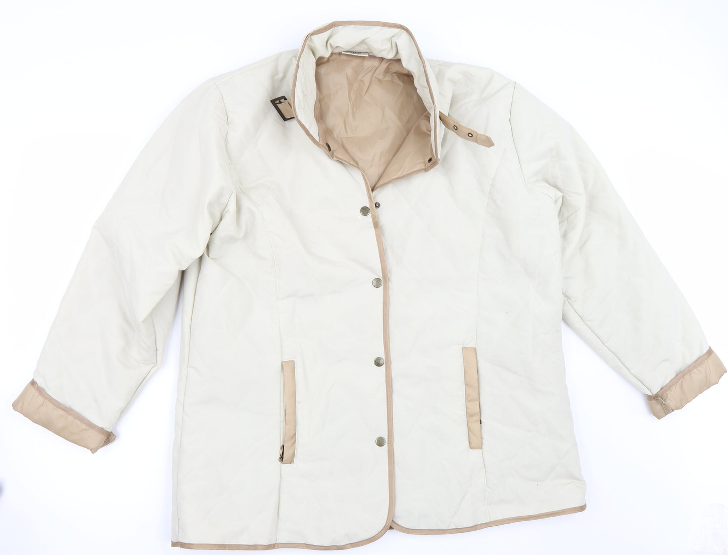 Claire Neuville Womens White   Jacket  Size 20