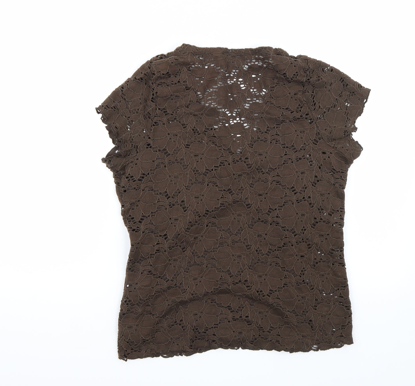 Per Una Womens Brown   Basic T-Shirt Size 18