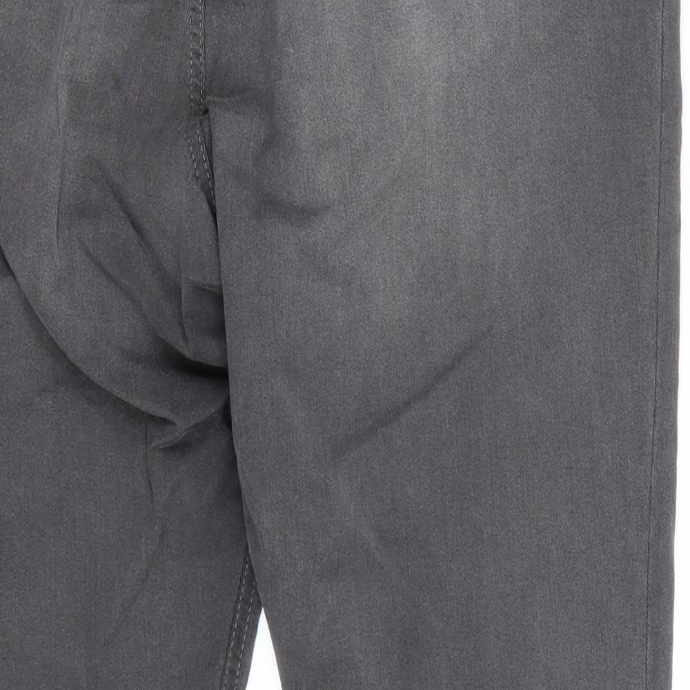 F&F Womens Grey   Straight Jeans Size 16 L28 in
