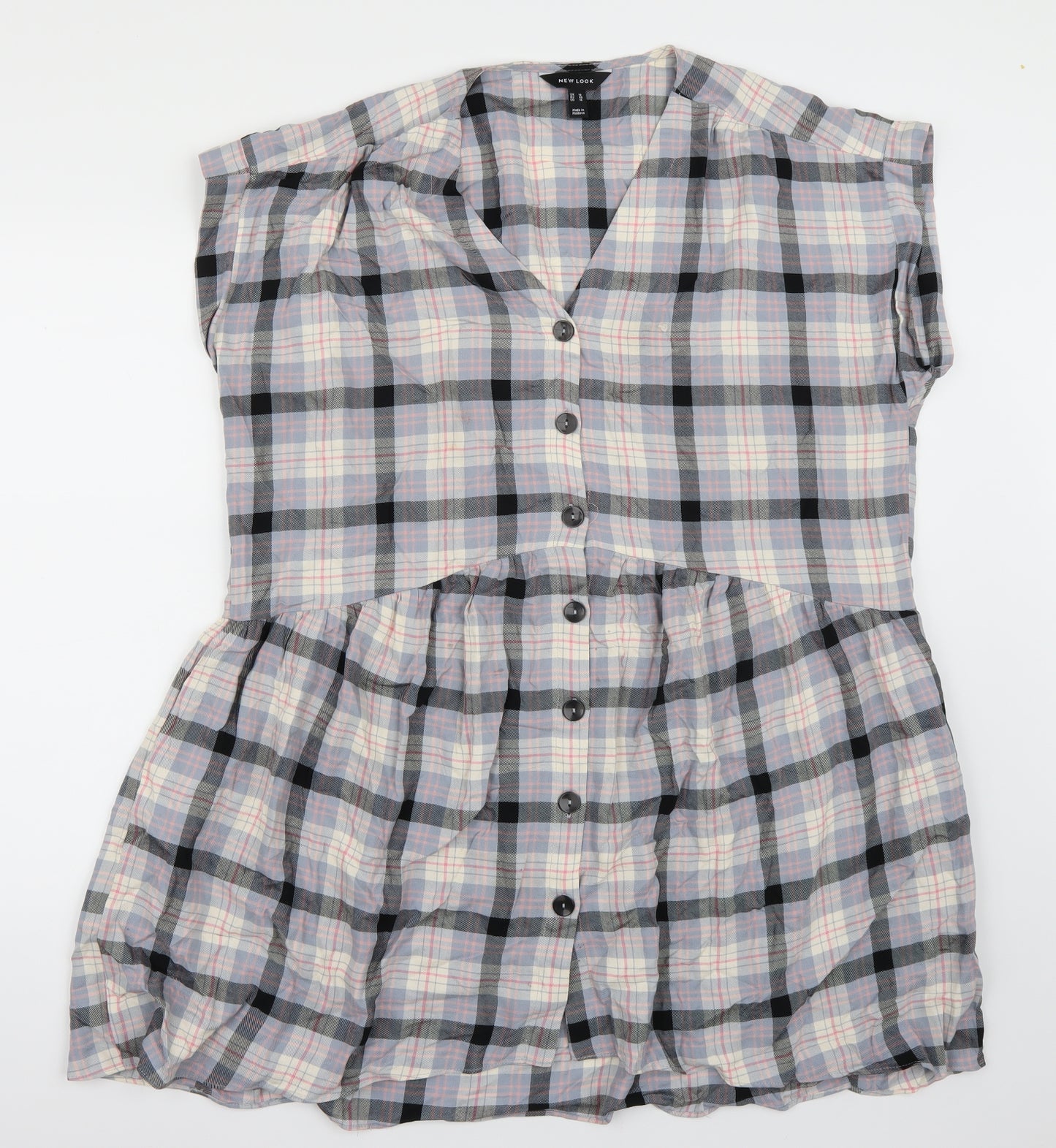 Newlook Womens Grey  Rayon A-Line  Size 16
