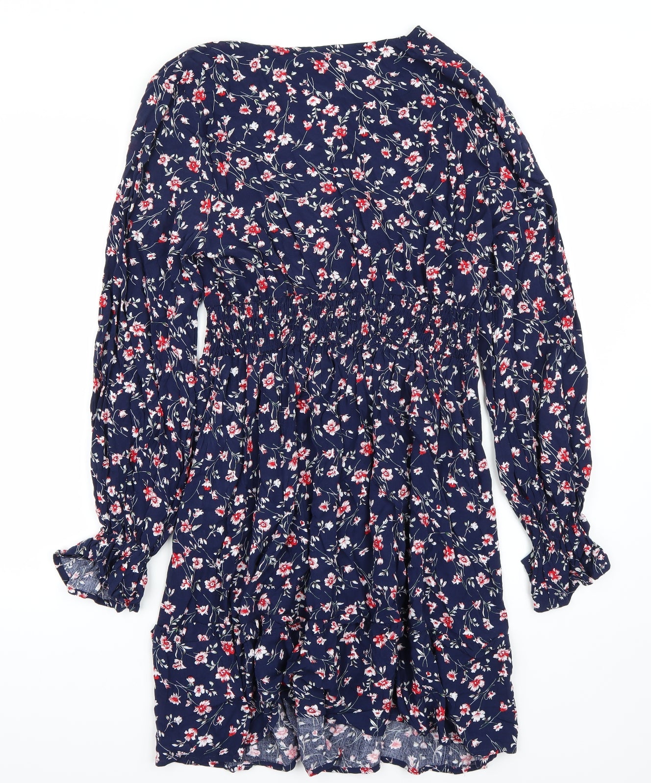 In the Style Womens Blue Floral  A-Line  Size 14
