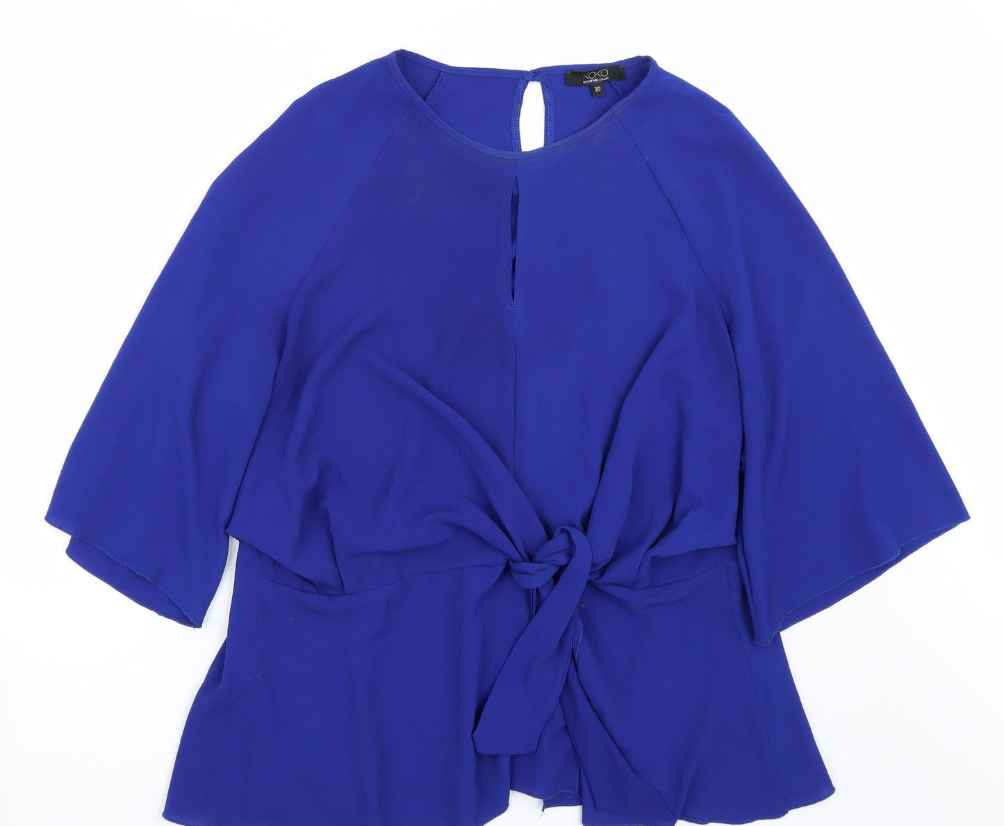 KOKO Womens Blue   Basic T-Shirt Size 20