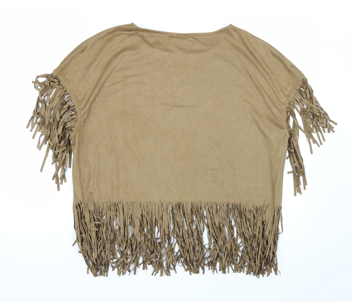 Sunday free Womens Brown   Basic T-Shirt Size M