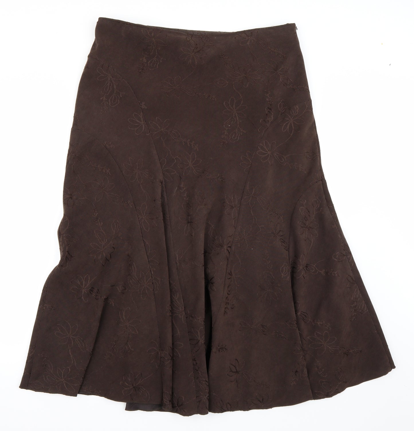 Soon Womens Brown   A-Line Skirt Size 16