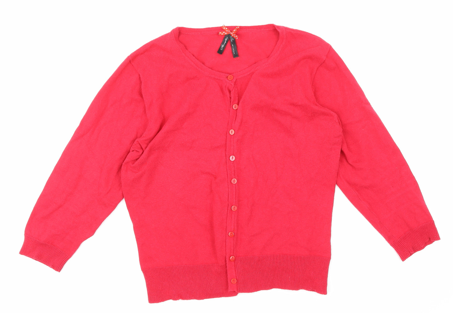 Primark Womens Pink   Cardigan Jumper Size 16