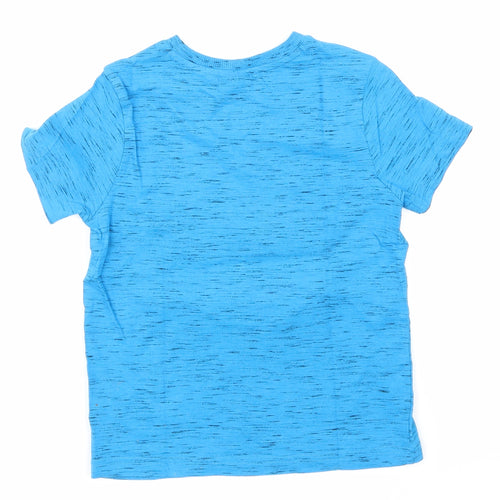 Primark Boys Blue   Basic T-Shirt Size 6-7 Years