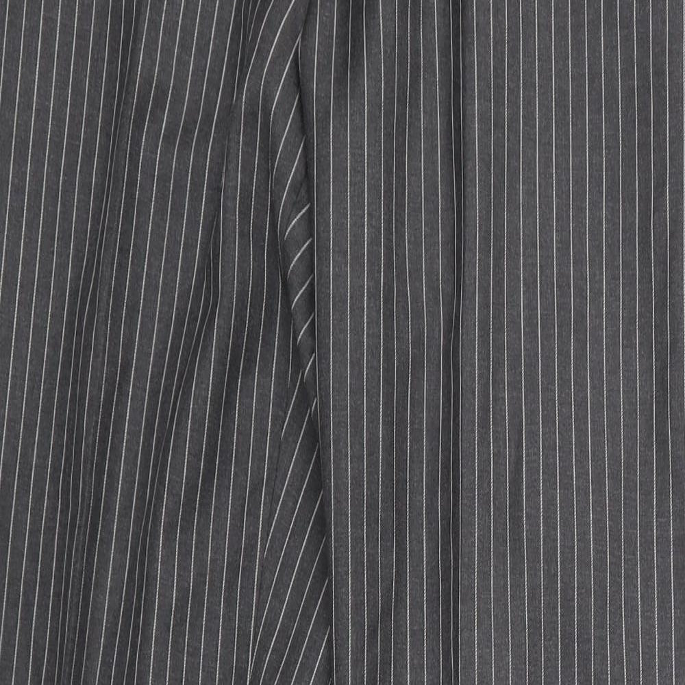 NEXT Mens Black Striped  Trousers  Size 32 in